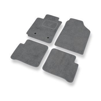 Tapetes de veludo para carros Toyota Corolla IX (2001-2009) - Tapetes para carros cinza