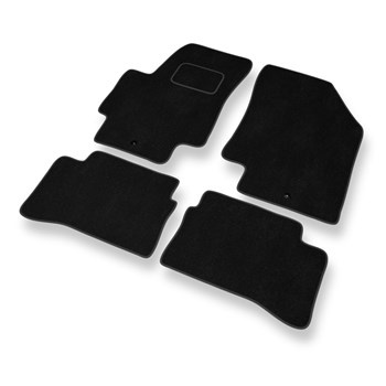 Tapetes de veludo para carros Hyundai Accent III Sedan (2006-2011) - Tapetes para carros preta