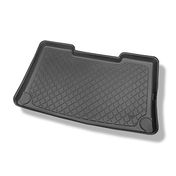 Tapete para a bagageira projetado para Volkswagen Caravelle T5 Van (2003-05.2015) - distância entre eixos curtos; para a terceira fileira de assentos