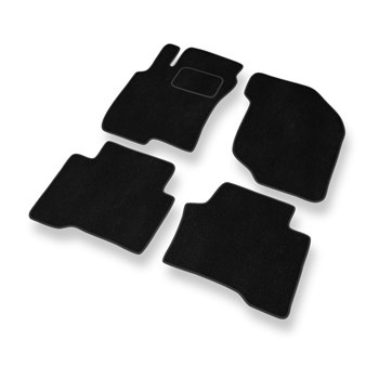 Tapetes de veludo para carros Nissan X-trail I SUV (2001-2007) - Tapetes para carros preta