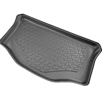 Tapete para a bagageira projetado para Mitsubishi Space Star Facelift II Hatchback (12.2019-....) - parte inferior do porta-malas; sem base dupla no porta-malas