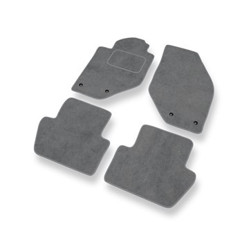 Tapetes de veludo para carros Volvo V70 I (1997-2000) - Tapetes para carros cinza