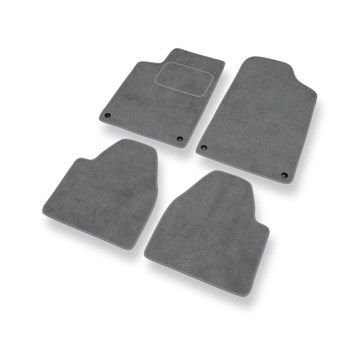 Tapetes de veludo para carros Peugeot 607 Sedan (1999-2010) - Tapetes para carros cinza