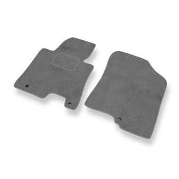 Tapetes de veludo para carros Kia Ceed II Hatchback, Combo (2012-2018) - Tapetes para carros cinza